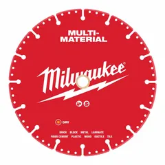 This 9 in diameter diamond saw blade features a 5/8 in to 7/8 in arbor size and is designed for dry cutting. Suitable for use on masonry, metal, plastic, and tile materials in construction and renovation applications. Sold as an assortment.
