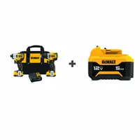 DEWALT Combo Kit: 2 Tools, Drill/Impact Driver, 12 V DC Volt, Battery Included, 12V MAX*, 12V MAX* (MPN DCK221F2/DCB126)
