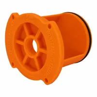 Flush tube designed for use with ZURN 900XL3, 950XL3, and 975XL3 backflow preventers. Used to drain water from the assembly during cold weather to prevent freeze damage. Suitable for winterization maintenance of backflow prevention systems in commercial and industrial water lines