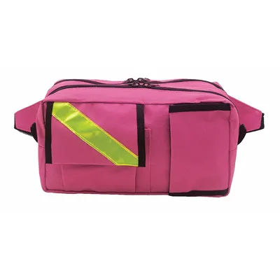 EMI Rescue Fanny Pack, Pink Nylon, Reflective Trim, Buckle Closure, MPN 9147 - Medical Fanny Packs & Slings