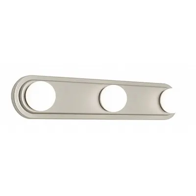 AFX INC. Hollywood 3-Light LED Vanity, Satin Nickel, 24 in - Hollywood Vanity Lights