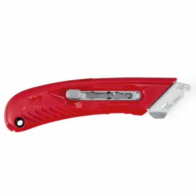 PACIFIC HANDY CUTTER, INC Safety Knife: 6 in Overall Lg, Steel Blunt Tip - Retracting Utility Knives with Blade Guide