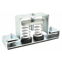 MASON Floor-Mount Vibration Isolator: Spring, 1,250 lb Capacity, 5 1/8 in Ht, 2 1/2 in Wd, White