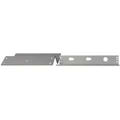 Aluminum mounting bracket, 1 1/2 in height by 1/2 in width. Designed for use with compatible equipment such as model 1200LB. Used in control panels and alarm systems to provide a stable mount.