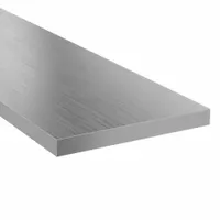 This flat bar is made from heat-treatable 4142 alloy steel with a thickness tolerance of ±0.001 in. Nominal size is 1 3/4 in wide by 36 in long, mill finish. Includes a material certificate with lot number for traceability. Commonly used in tooling, jigs, fixtures, and machine components requiring high strength and wear resistance