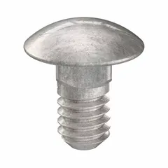 Square neck carriage bolt made from 316 stainless steel with a plain finish. Thread size 1/4"-20, length 1/2 inch. Supplied in packs of 10. The square neck prevents rotation during tightening, suitable for fastening metal to wood or metal in corrosive environments.