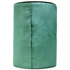 This full-coverage drum insulator is designed for 55-gallon drums in indoor environments. Rated IP50, it provides thermal insulation to help maintain material temperature and reduce heat loss. Suitable for applications such as heating, melting, or maintaining viscosity of drum contents.