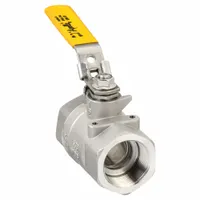 APOLLO Manual Two-Way Ball Valve: 1 1/2 in Nominal Valve Size, Stainless Steel, Straight Valve Body (MPN 7610727)