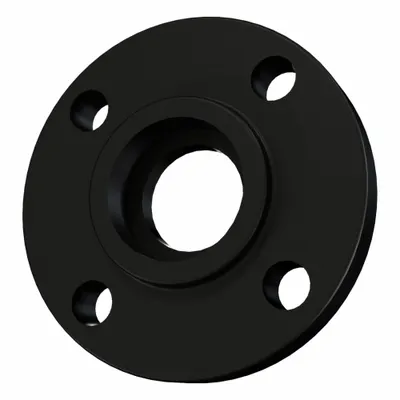 OEM Socket Weld Steel Pipe Flange, 1 1/4 in, Class 150, Carbon Steel, Flat Face - Socket Weld Steel Pipe Flanges