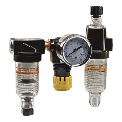 Parker Filter/Regulator/Lubricator: 1/4 in NPT, 24 scfm, 250 psig Max Op Pressure - Parker Filter, Regulator & Lubricators (FRLs)
