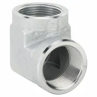 Hydraulic Hose Adapter: 1 1/2 in x 1 1/2 in Fitting Size, Female x Female, NPTF x NPTF, Rigid (MPN 2087-24-24S)