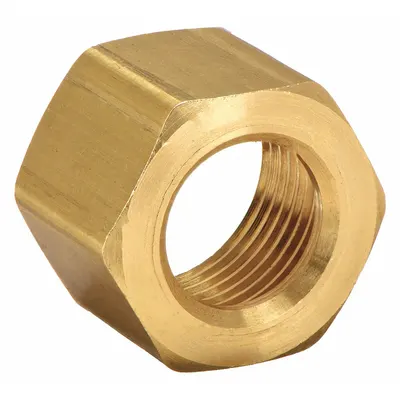 PARKER Standard Sleeve Brass Compression Fitting, 3/8 in OD, 10 PK, 61C-6 - Standard Sleeve Brass Compression Fittings