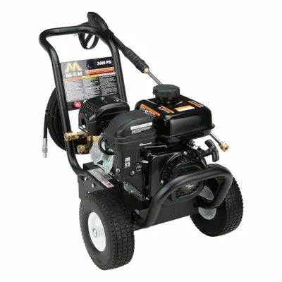 MI-T-M GC-2403-0MMB Cold Water Pressure Washer, 2400 psi, 2.4 gpm, Cart - Cold Water Pressure Washers