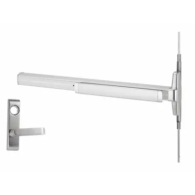 VON DUPRIN 3347A-L-06 3 26D RHR Concealed Vertical Rod Push Bar - Concealed Vertical Rod Push Bars