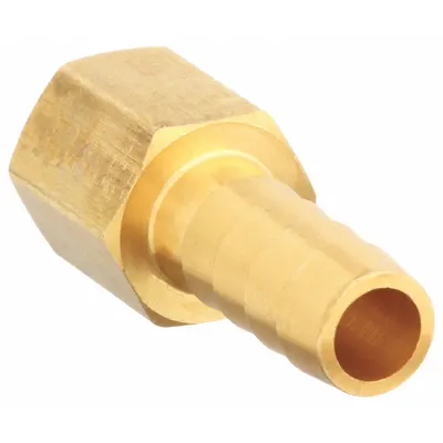 OEM Low-Lead Brass Rigid Barbed Hose Fitting - Low-Lead Brass Multipurpose (Air, Water, Chemical) Rigid Barbed Hose Fittings