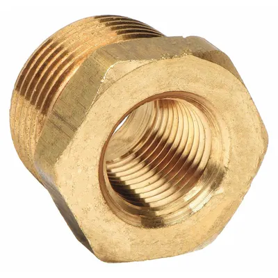 OEM Metal Pipe Straight, 3/4 in x 1/8 in, 1,000 psi, 1 in Lg - Threaded High-Pressure Pipe Fittings for Potable Water