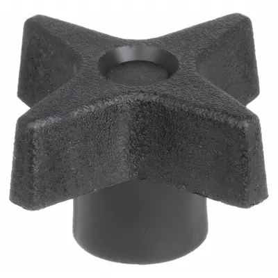 INNOVATIVE COMPONENTS 4-Arm Knob with Threaded Hole - 4-Arm Knobs with Threaded Hole