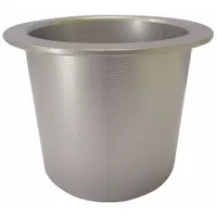 Cylinder liner for air compressor assemblies. Provides a wear-resistant surface within the cylinder bore to maintain compression efficiency. Suitable for use in industrial compressor systems as a replacement component