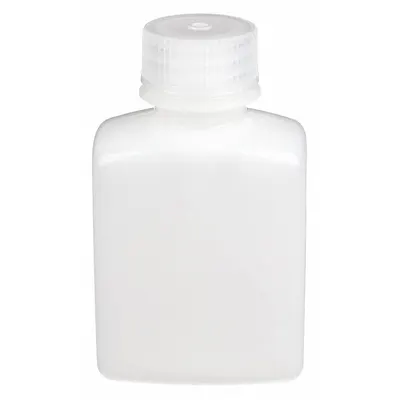 OEM Reagent Bottle: 125 mL - HDPE Rectangular Lab Bottles