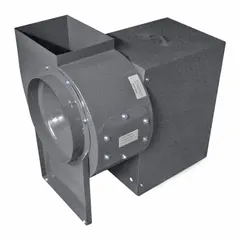 This belt-drive blower includes a drive pack and is intended for kitchen ventilation systems. It features a 15-inch wheel and delivers 4662 cfm at 0.250 inches static pressure. The open dripproof motor operates on 208-230V AC.