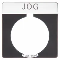 Legend Plate: 30 mm Panel Mounting Size, Square, 1 3/4 in Overall Ht x 1 3/4 in Overall Wd (MPN 10250TS19)