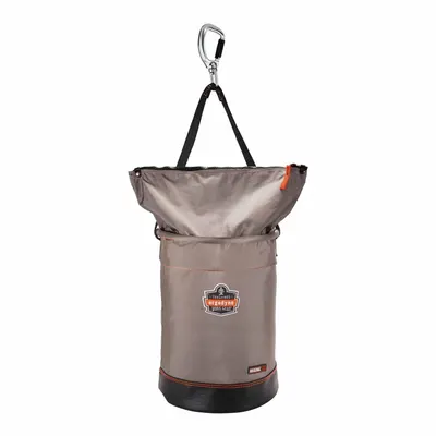 ARSENAL BY ERGODYNE Bucket Bag: 12 1/2 in W x 17 in H x 17 in L, Gray, Nylon, 1 Pockets - Nylon Bucket Bags