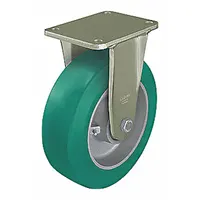 APPROVED VENDOR Plate Caster: Rigid, No Brake, Polyurethane, 10 in Wheel Dia, 3 1/8 in Wheel Wd (MPN BS-GST 252K)