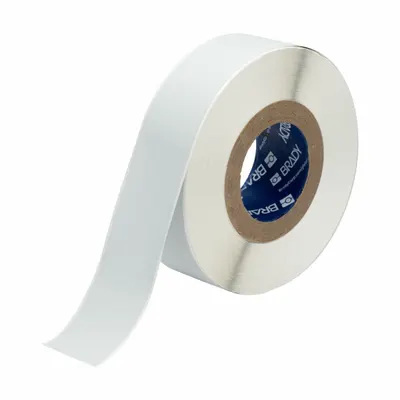 BRADY Continuous Label Stock: 2 in x 300 ft, Metalized Polyester, Metal Detectable - Brady Continuous Label Rolls