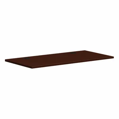 HON Desk Top HLPLRW4824.LTM1, Mahogany Laminate, 200 lb Capacity - Training Table Bases & Legs