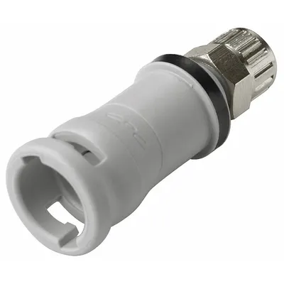 COLDER Quick Connection Coupling: Straight, 5/32 in ID x 1/4 in OD Size - Polypropylene Quick-Disconnect Tube Fittings