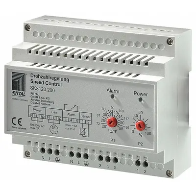 RITTAL Speed Control for Filter Fans and Air/Air Heat Exchangers, Plastic - Electrical Enclosure Accessories & Replacement Parts