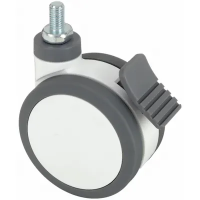 OEM Twin-Wheel Threaded Stem Caster for Medical Equipment - Twin-Wheel Threaded Stem Casters for Medical Equipment