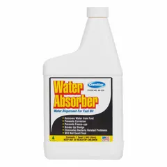 This water dispersant is formulated for use in fuel oil systems to disperse water and prevent accumulation. It is compatible with fuel oil fluids and is commonly applied in heating systems to treat water contamination. Supplied in a 1-quart container.