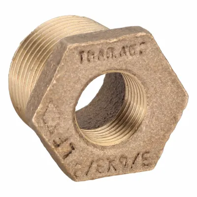 OEM APPROVED VENDOR ZUSA-PF-10267 Brass Straight Pipe Fitting - Threaded Low-Pressure Pipe Fittings for Potable Water