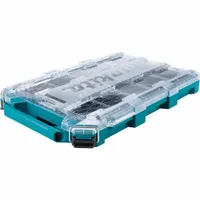 Organizer: Teal, Security Bar, 23 1/2 in Overall Dp, 15 1/4 in Overall Wd, 3 3/8 in Overall Ht (MPN T-90059)