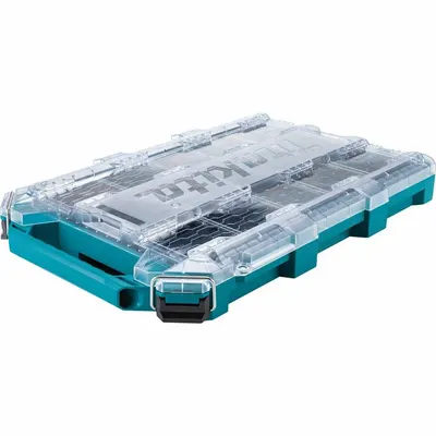 MAKITA Organizer: Teal, Security Bar, 23 1/2 in Overall Dp, 15 1/4 in Overall Wd - Hand and Power Tools