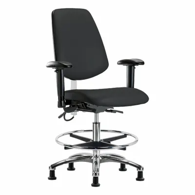OEM Vinyl ESD Task Chair with Arms - Vinyl ESD Chairs