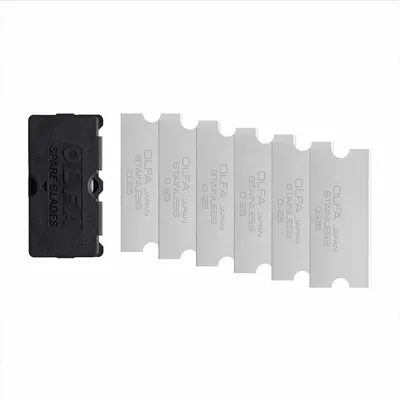 OLFA GSB-2S/6B Replacement Scraper Blade - Replacement Scraper Blades