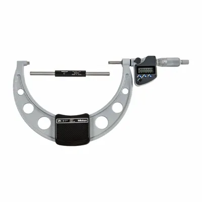 MITUTOYO 293-352-30CAL Calibrated Micrometer with SPC Output, 6-7 in / 0-25.4 mm - Micrometers with SPC Output