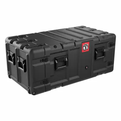 PELICAN BLACKBOX-7U-30 Protective Rack-Mount Case, Black, 140°F Max Ambient Temp - Protective Rack-Mount Cases