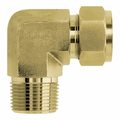 BRENNAN INDUSTRIES N2501-04-06-B Clean & Bagged Double-Ferrule - Clean & Bagged Double-Ferrule Brass Compression Fittings
