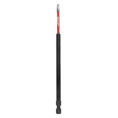 Alloy steel impact bit with hex shank, #1 size, standard tip, and 6-inch overall length. Designed for driving screws in assembly and construction applications using impact drivers.