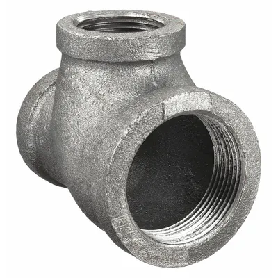 ANVIL Metal Pipe Tee: 2 in x 1 1/2 in x 1 1/2 in - Medium-Pressure Threaded Pipe Fittings
