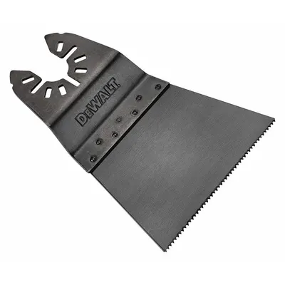 DEWALT Oscillating Tool Blade: 2 1/2 in Blade Wd, 2 1/2 in Overall Lg, Plunge Cutting - Open-Back Universal OIS Mounted Blades
