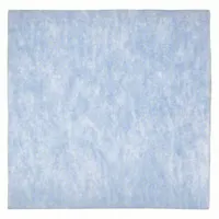 Air Filter Pad: 24 in x 24 in x 1 in, Polyester, Blue/White