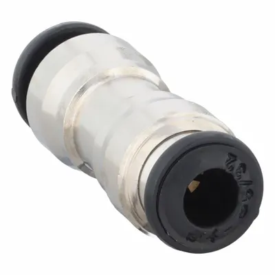 AIGNEP USA Nickel-Plated Brass Push-to-Connect Union Fitting, 4 mm OD, 5-Pack - Nickel-Plated Brass Tube Fittings