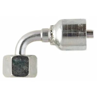 PARKER 11C43-8-4 Hydraulic Crimp Fitting - Parker Crimp Hydraulic Hose Fittings with Metric Connection