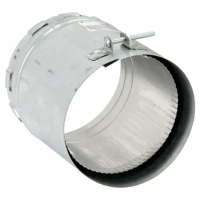 AMERI-VENT Vent Adapter: 5 in Duct, 6 in Lg, Steel, Category I - Adapters