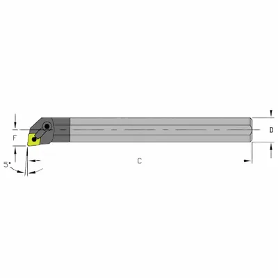 ULTRA-DEX USA E20U MCLNR4 Indexable Boring Bar - Indexable Boring Bars