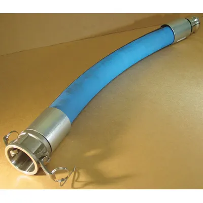 NOVAFLEX 6285WN-48-10-CE White Neoprene Water Suction & - White Neoprene Water Suction & Discharge Hose Assemblies with EPDM Cover with Polyester Tire Cord & Wire Helix Reinforcement
